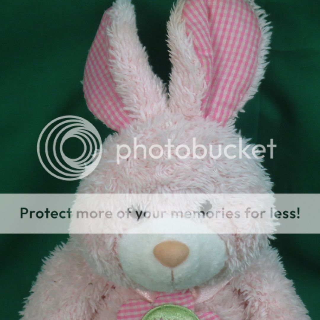 pink easter bunny plush